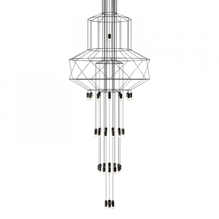 Lampa wisząca FLUSSO 43 czarna