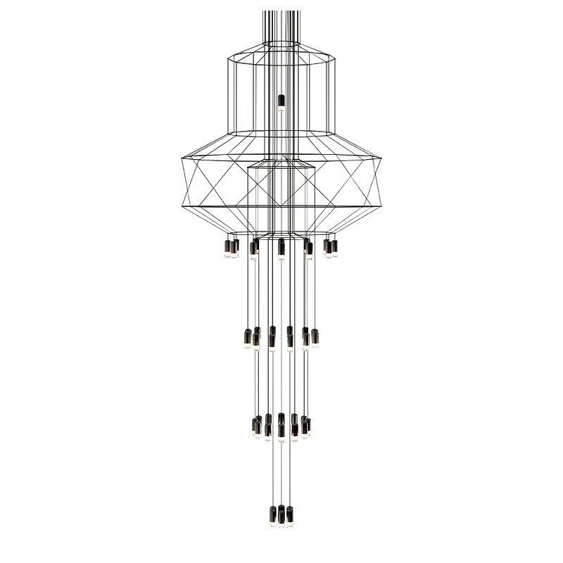 Lampa wisząca FLUSSO 43 czarna