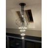 Lampa wisząca FLUSSO 43 czarna