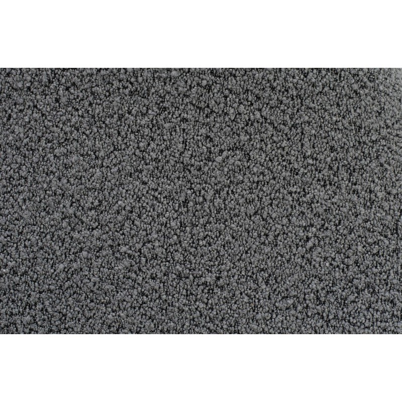 Fotel LOBBY TEDDY szary - stal nierdzewna, czarny opal