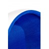 Fotel BALL biało-niebieski - włókno szklane, wełna