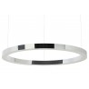 Lampa wisząca RING 100 srebrna - LED, stal polerowana