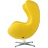 Fotel EGG CLASSIC musztardowy.21 - wełna, podstawa aluminiowa