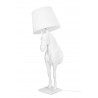 Lampa podłogowa KOŃ HORSE STAND S biała - włókno szklane