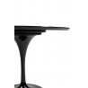 Stół TULIP czarny 100CM - MDF