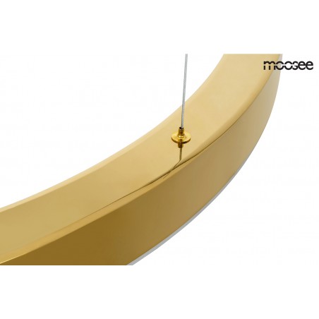 MOOSEE lampa wisząca RING LUXURY 70  złota - LED, chromowane złoto