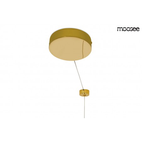 MOOSEE lampa wisząca RING LUXURY 70  złota - LED, chromowane złoto
