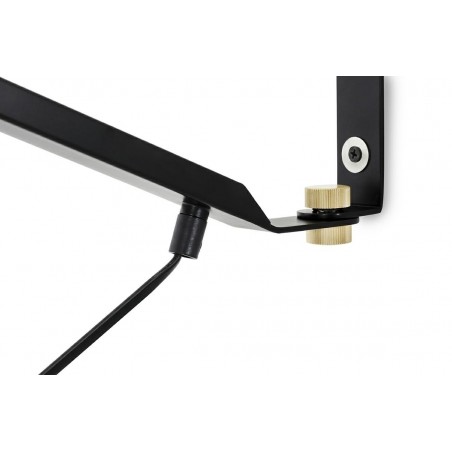 Kinkiet RIFLE czarny - włókno węglowe, metal