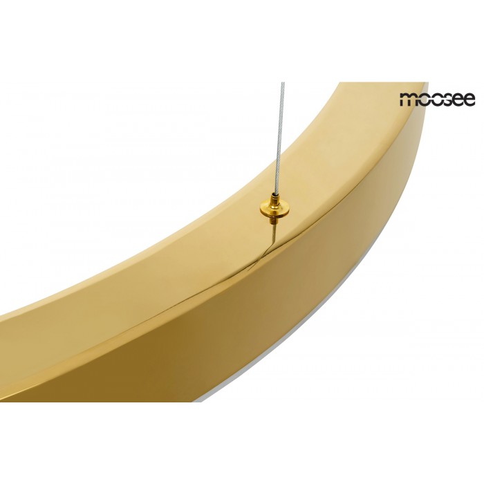 MOOSEE lampa wisząca RING LUXURY 50  złota -...