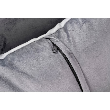 FOTEL CHLOE VELVET ciemny szary