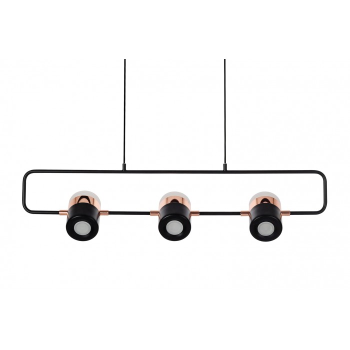 Lampa wisząca BLINK 3 czarna - LED, metal