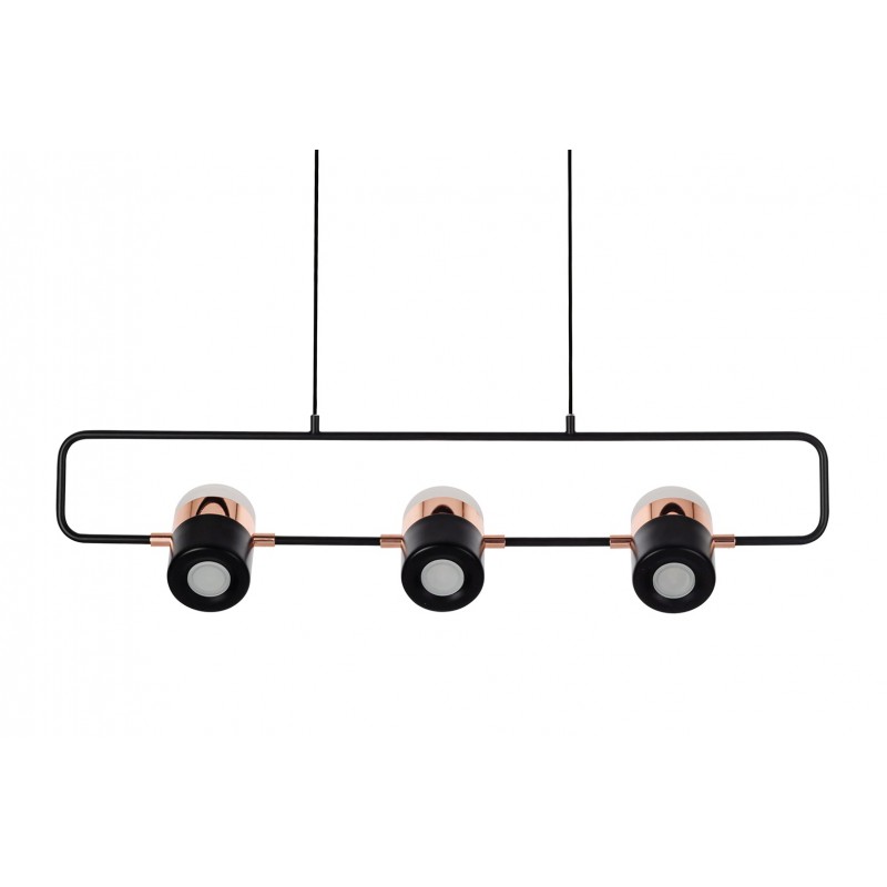 Lampa wisząca BLINK 3 czarna - LED, metal