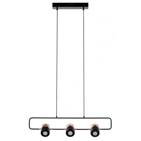 Lampa wisząca BLINK 3 czarna - LED, metal