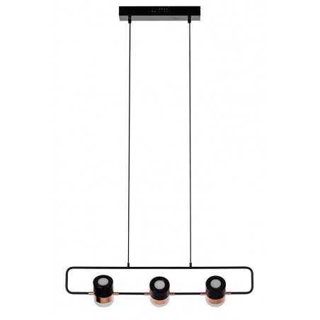Lampa wisząca BLINK 3 czarna - LED, metal