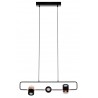 Lampa wisząca BLINK 3 czarna - LED, metal