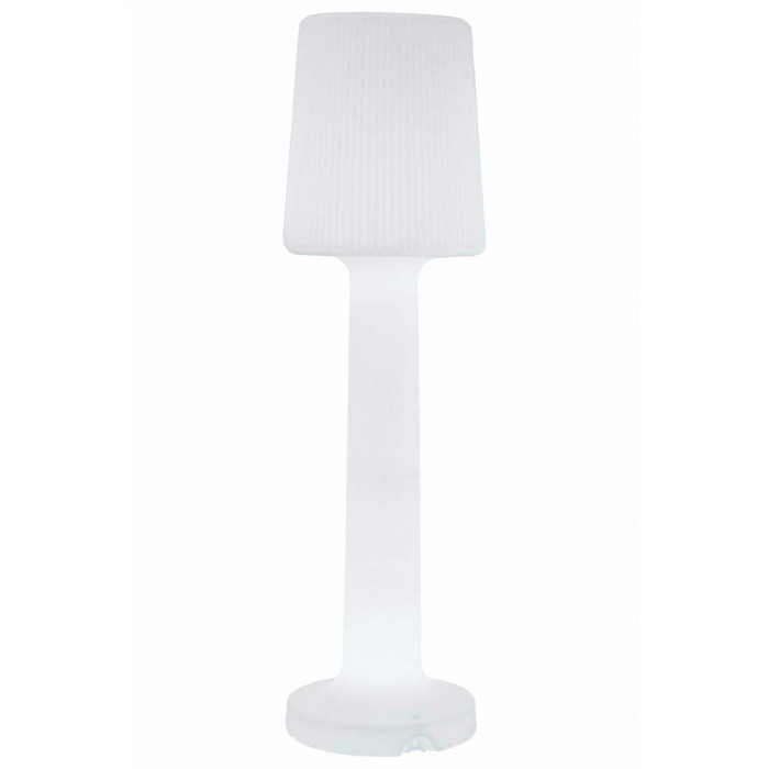 NEW GARDEN lampa ogrodowa CARMEN 165 B biała - LED, wbudowana bateria