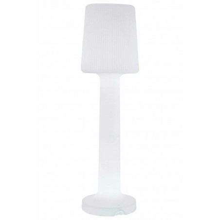 NEW GARDEN lampa ogrodowa CARMEN 165 B biała - LED, wbudowana bateria