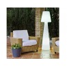NEW GARDEN lampa podłogowa LOLA 165 biała - LED, wbudowana bateria