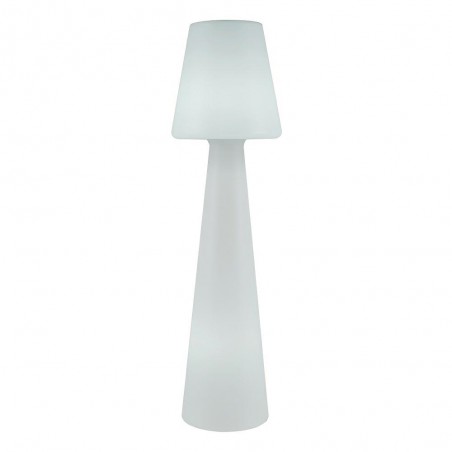 NEW GARDEN lampa podłogowa LOLA 165 biała - LED, przewód