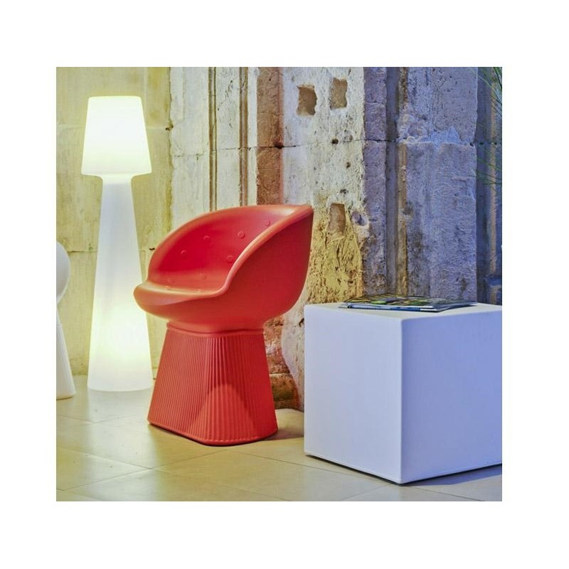 NEW GARDEN lampa podłogowa LOLA 165 biała - LED, przewód