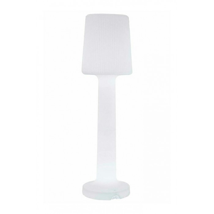 NEW GARDEN lampa ogrodowa CARMEN 110 B biała - LED, wbudowana bateria