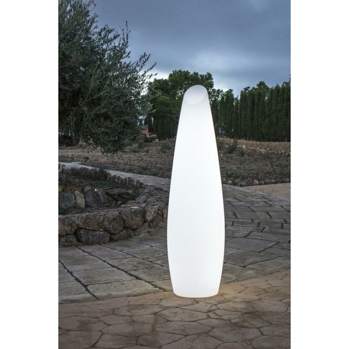 NEW GARDEN lampa ogrodowa FREDO 140  CABLE biała