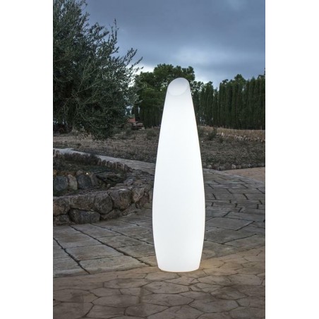 NEW GARDEN lampa ogrodowa FREDO 140 C biała - LED