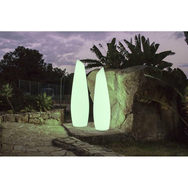 NEW GARDEN lampa ogrodowa FREDO 140 C biała - LED