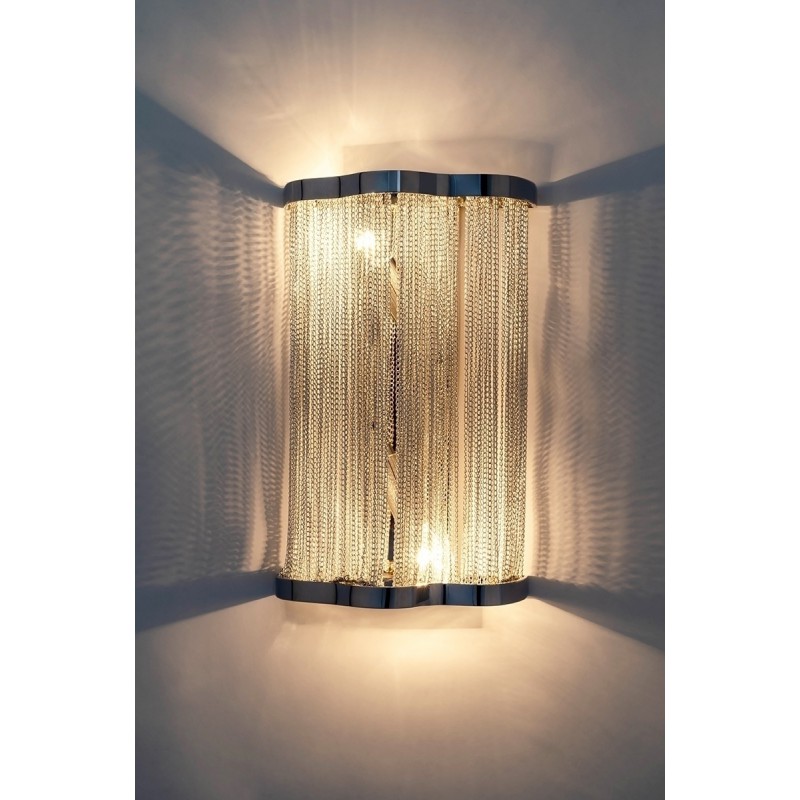Kinkiet ATLANTA WALL 2 - aluminium, stal