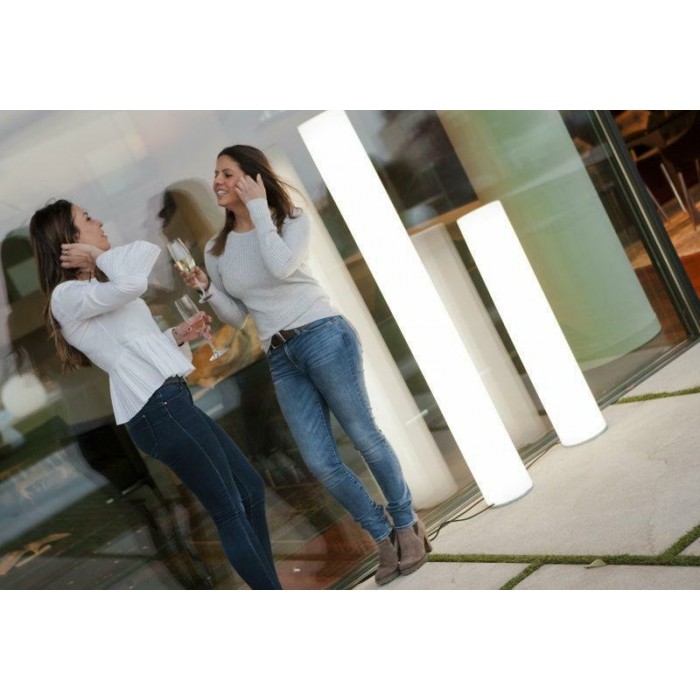 NEW GARDEN lampa ogrodowa FITY 160 C  biała - LED