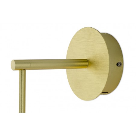 Kinkiet CAPRI WALL złoty - 60 LED, aluminium, szkło