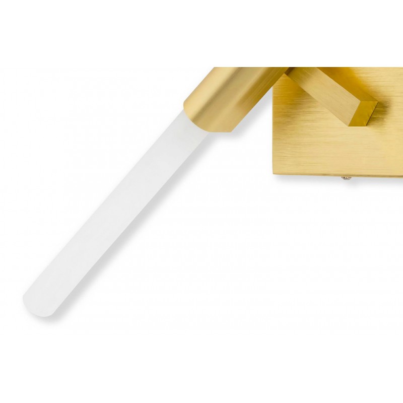 Kinkiet CANDELABR WALL złoty - aluminium, szkło