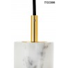 MOOSEE lampa wisząca ARCO - złota, marmur