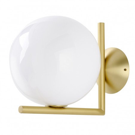 Kinkiet HALM 20 - mosiądz, szkło