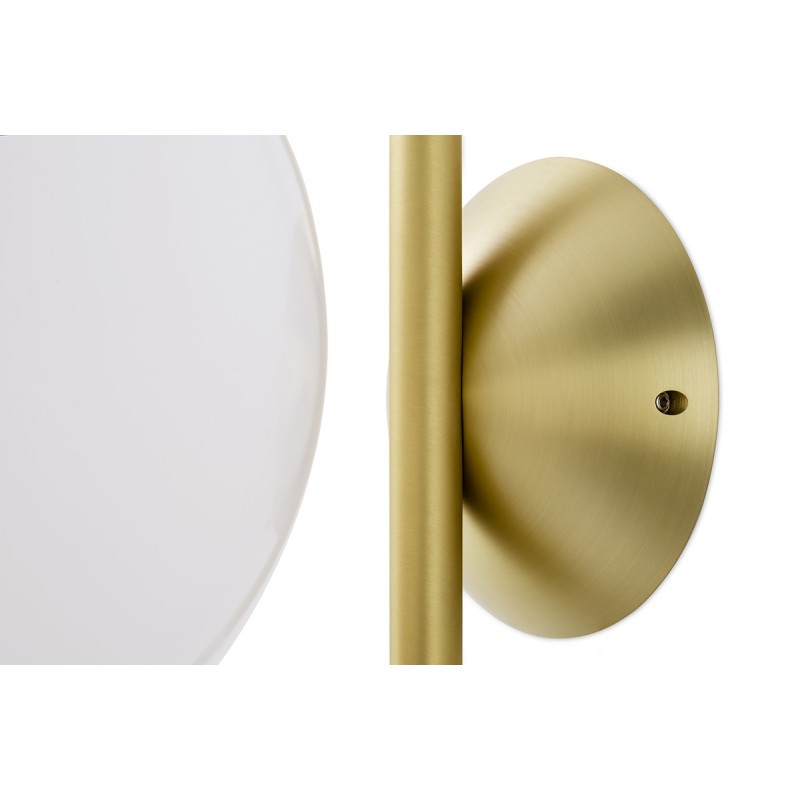 Kinkiet HALM 20 - mosiądz, szkło