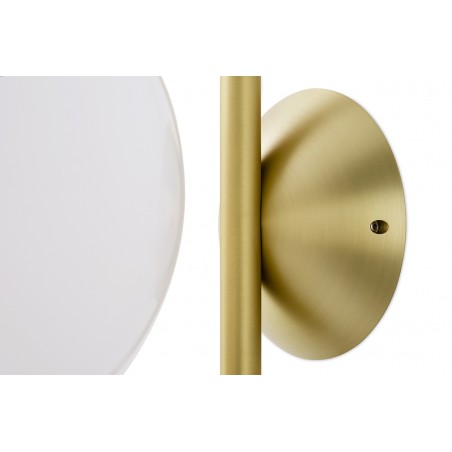 Kinkiet HALM 20 - mosiądz, szkło