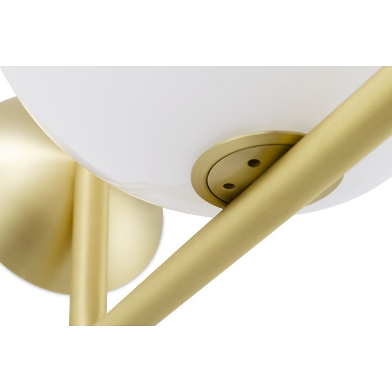 Kinkiet HALM 20 - mosiądz, szkło