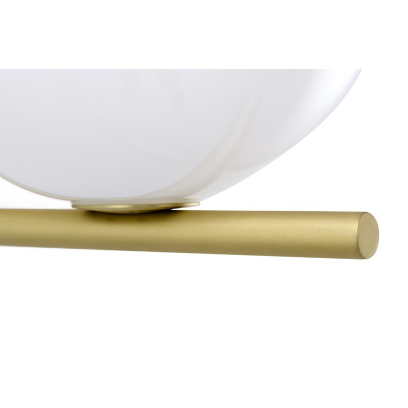 Kinkiet HALM 20 - mosiądz, szkło