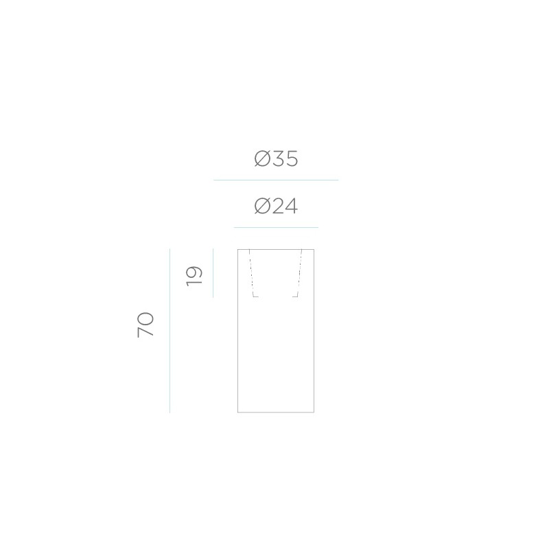 NEW GARDEN donica PALMA 70 SOLAR biała - LED, sterowanie pilotem