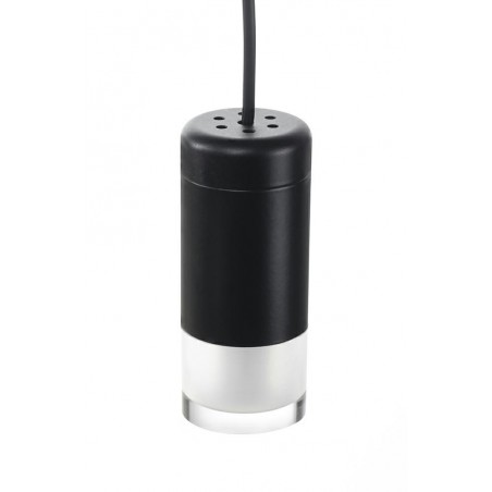 Lampa wisząca FLUSSO LINE 4 czarna