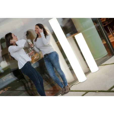 NEW GARDEN lampa ogrodowa FITY 100 C  biała - LED