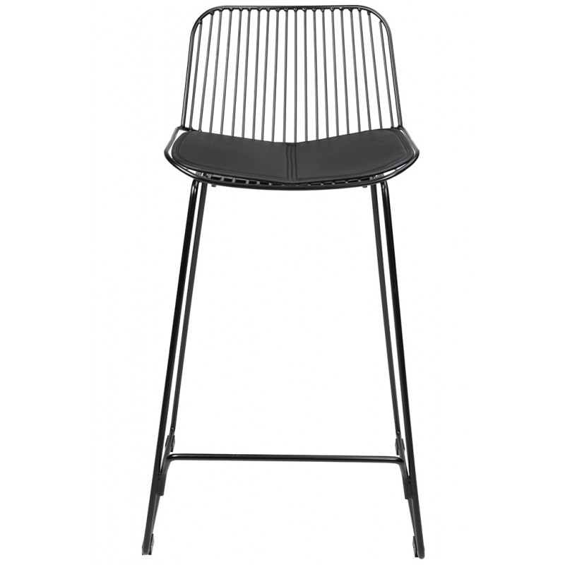 Hoker MILES czarny 66 cm - metal, ekoskóra