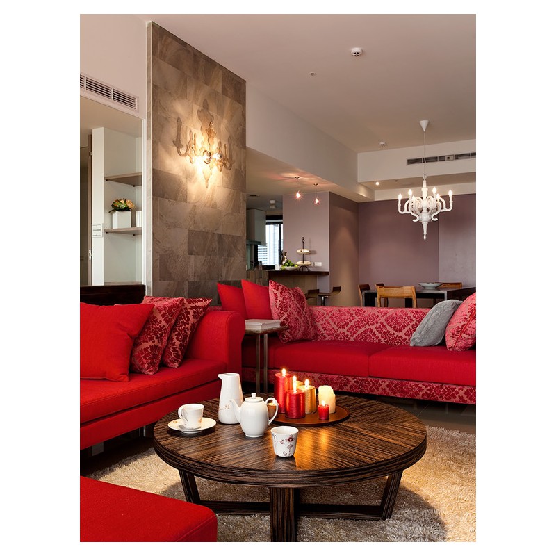 Kinkiet ICE 3D transparentny - akryl