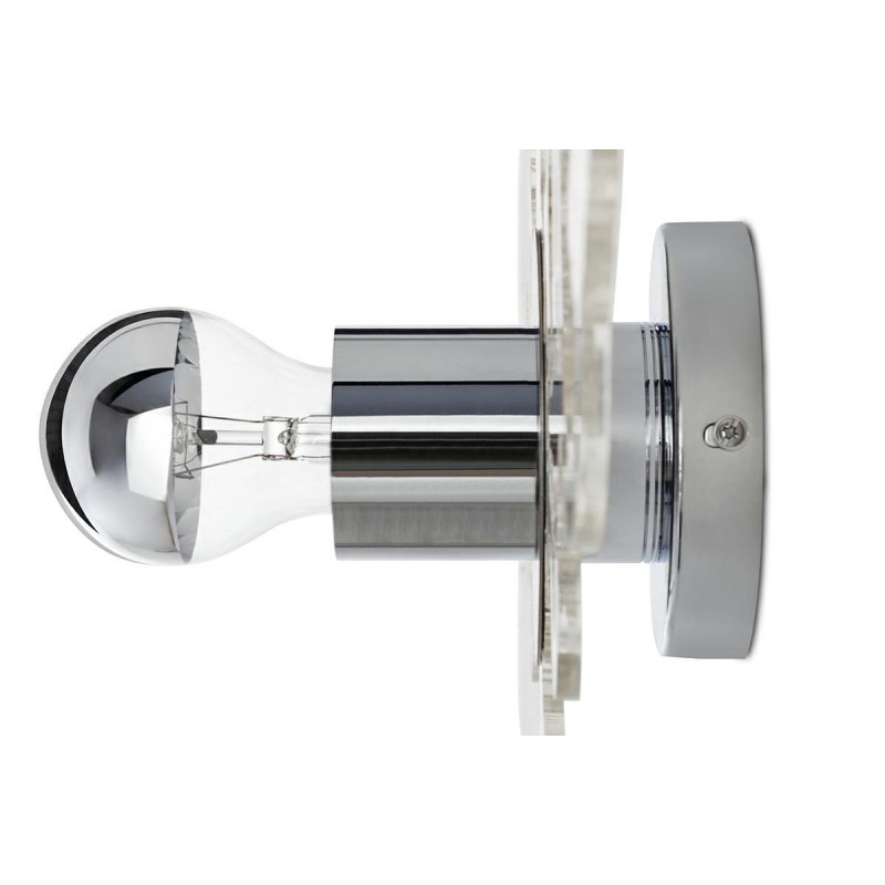 Kinkiet ICE 3D transparentny - akryl