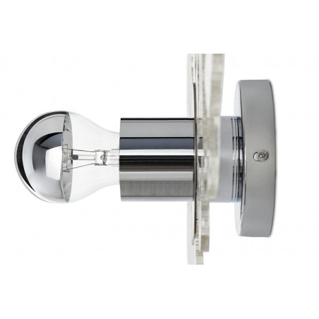 Kinkiet ICE 3D transparentny - akryl