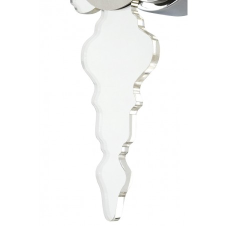 Kinkiet ICE 3D transparentny - akryl