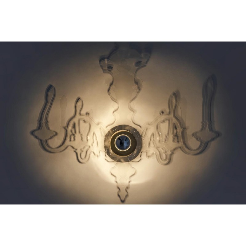 Kinkiet ICE 3D transparentny - akryl