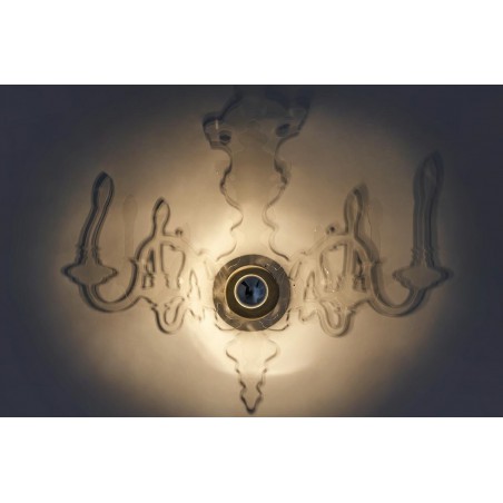 Kinkiet ICE 3D transparentny - akryl