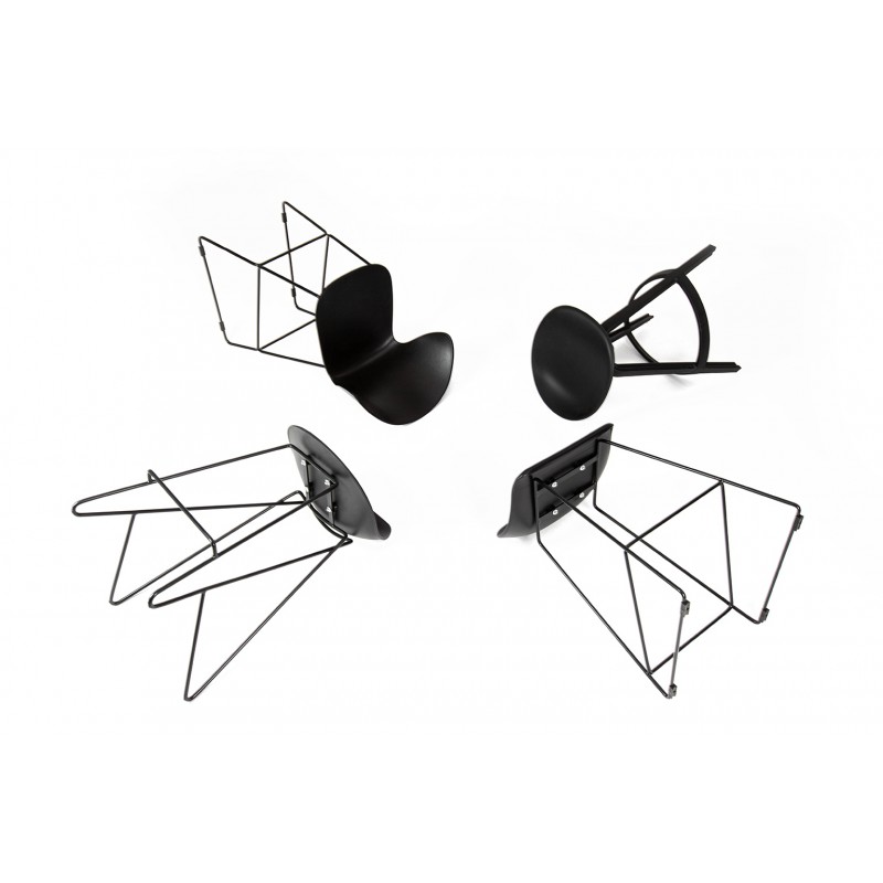 Hoker PERSY czarny 66 cm - polipropylen, metal