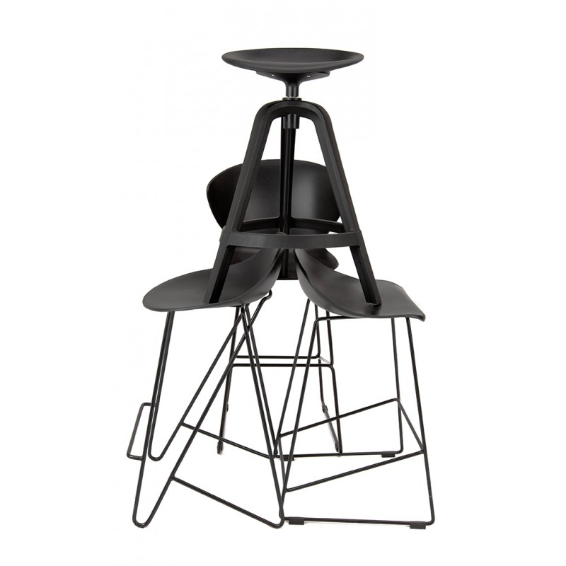 Hoker PERSY czarny 66 cm - polipropylen, metal